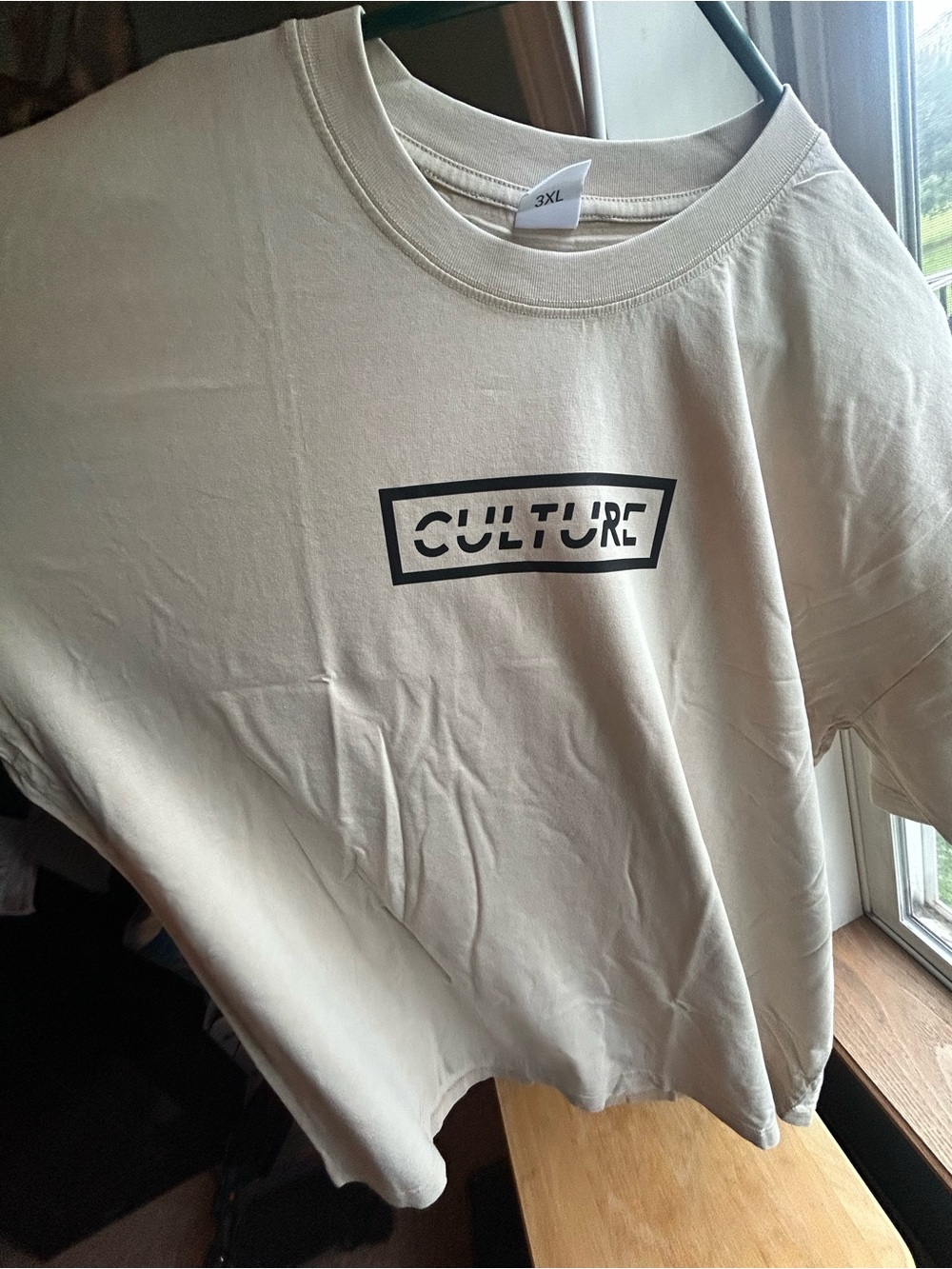 Culture Logo Short Sleeve Tee - Cream